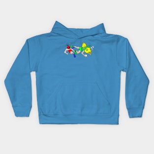 Underwater rugby - human fish Kids Hoodie